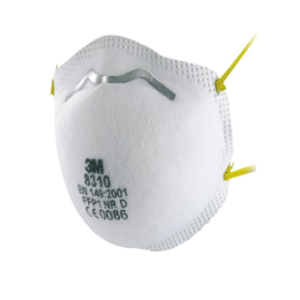 Masque antipoussière coque série Confort 3M™ 8310 - FFP1