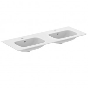 Lavabo-plan double 124 x 46 cm